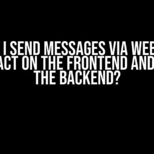 How Can I Send Messages via WebSockets with React on the Frontend and tRPC on the Backend?