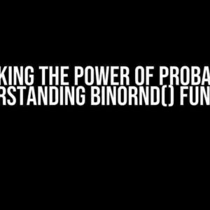 Unlocking the Power of Probability: Understanding binornd() Function